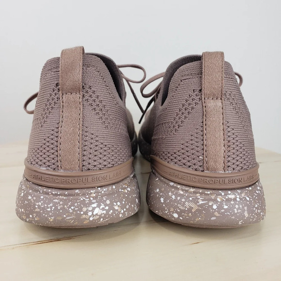 APL TechLoom Breeze Sneakers Size 8 Knit Mauve Athletic Gym Workout Shoes - Picture 5 of 14